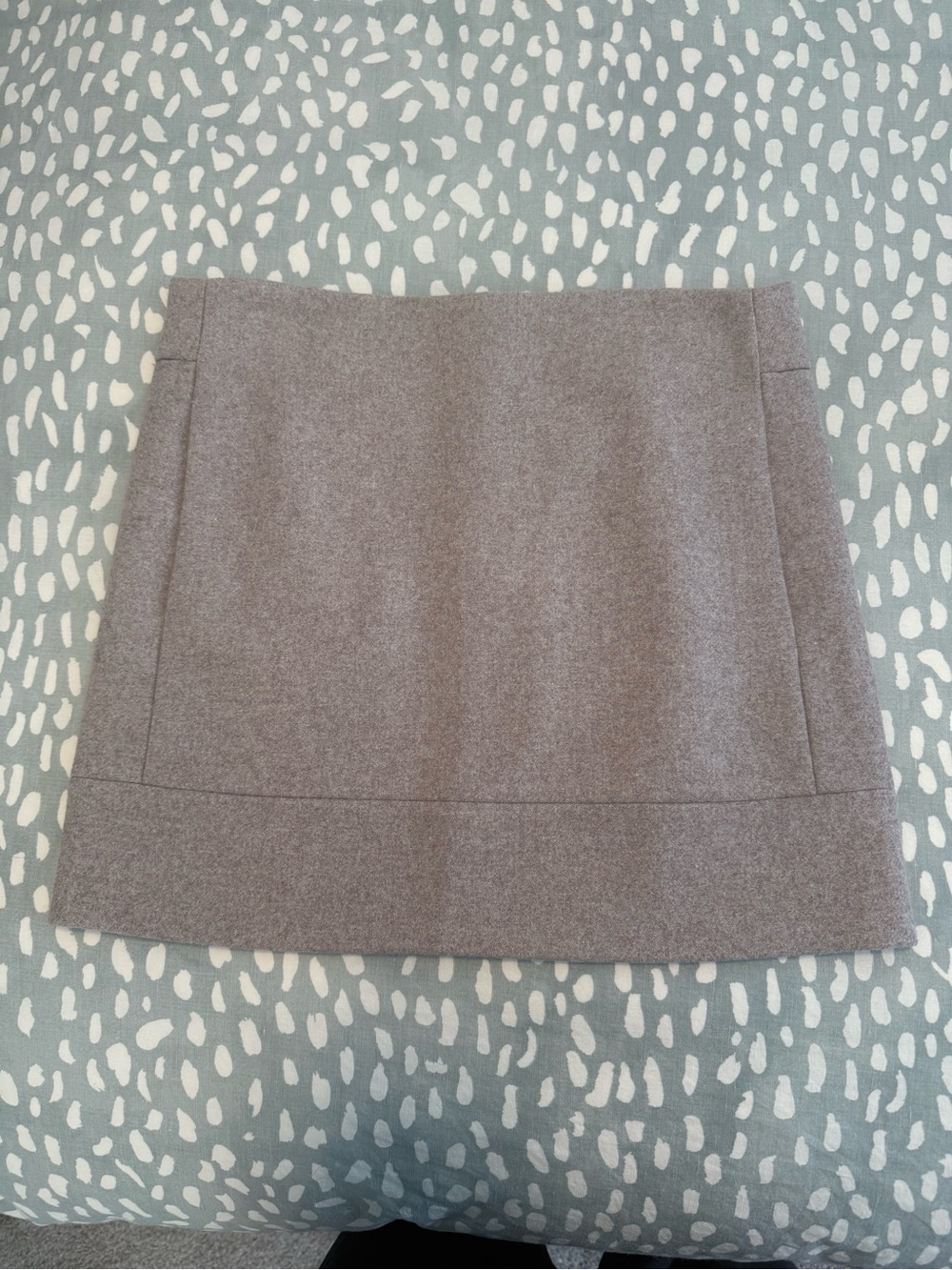 J. Crew Taupe Mini Wool-Blend Skirt